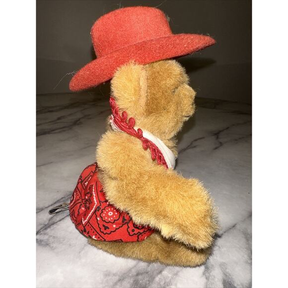 VTG The Bialosky Treasury Nutmeg 2 II Teddy Bear Girl Jointed 8" 1995 Red Hat - Picture 2 of 9